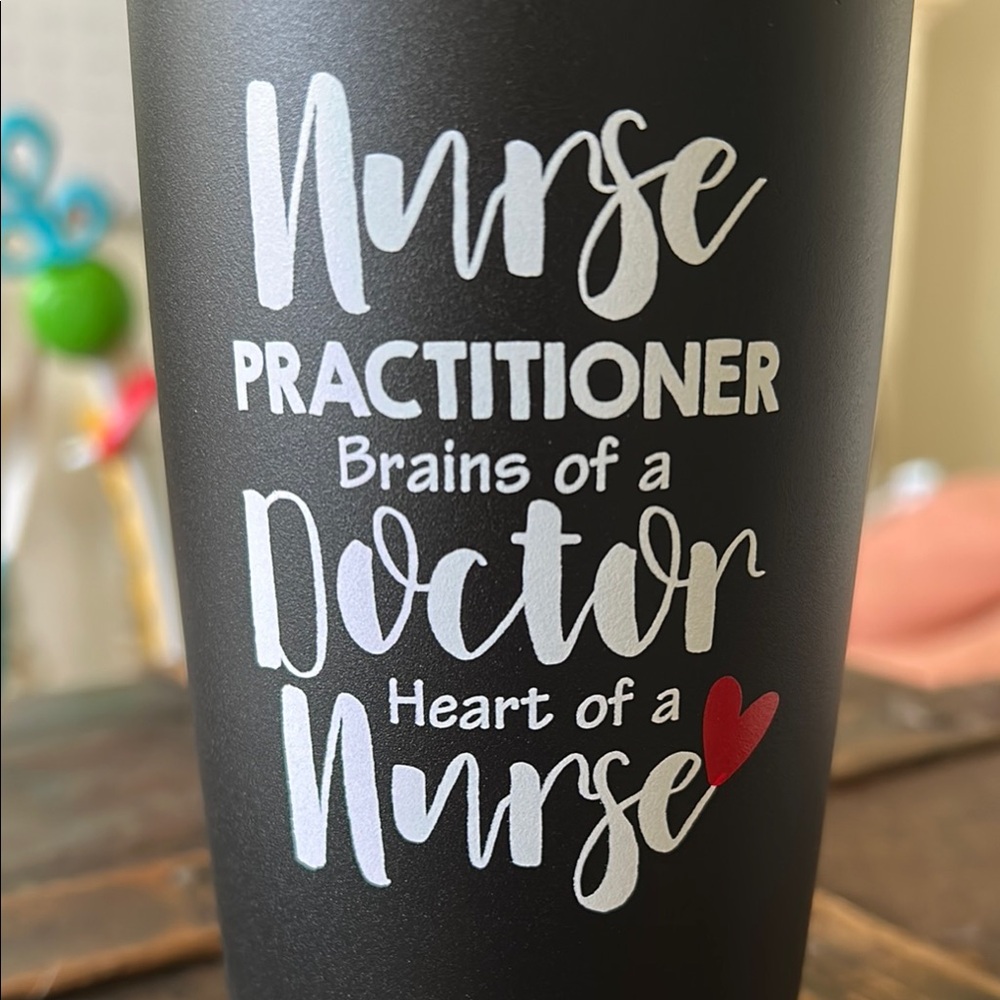 Nurse Practitioner Tumbler - Black